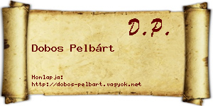 Dobos Pelbárt névjegykártya